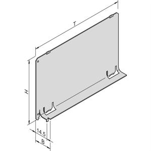 Schroff 34562823 19 inch Ventilatorplaat voor patchkast