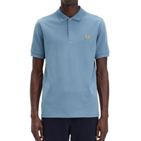 Fred Perry - Plain Polo Shirt - Ash Blue - thumbnail