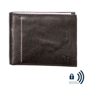 dR Amsterdam Waxi Billfold RFID Zwart