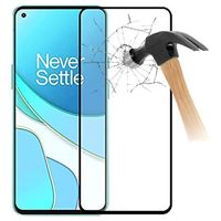 Full Cover OnePlus Nord N100 Screenprotector van gehard glas - 9H - Zwart