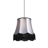 QAZQA Retro hanglamp zwart met grijs 45 cm - Granny - thumbnail