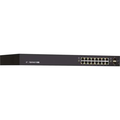 Ubiquiti Networks ES-16-150W netwerk-switch Managed L2/L3 Gigabit Ethernet (10/100/1000) Power over Ethernet (PoE) Zwart