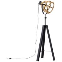 Brilliant Landelijke tripod lamp Matrix Wood 92640/66