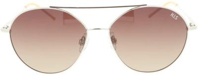 H.I.S zonnebril HPS04114 gepolariseerd dames ovaal cat.3 zilver