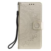 Shop4 - Xiaomi Mi 9T  Hoesje - Wallet Case Mandala Patroon Goud