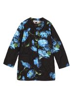 Dolce & Gabbana Kids veste matelassée à fleurs - Noir - thumbnail