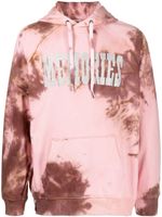 Stain Shade x Hiroshi Fujiwara hoodie à imprimé tie-dye - Rose - thumbnail