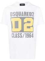 DSQUARED2 t-shirt en coton à logo imprimé - Blanc