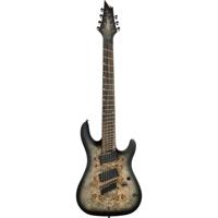 Cort KX507 Multi Scale Star Dust Black 7-snarige elektrische gitaar met Fishman Fluence Modern