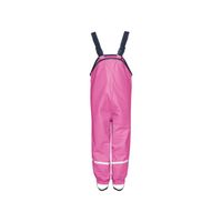 Playshoes regenbroek bretels fleece gevoerd uni fuchsia Maat