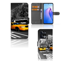 OPPO Reno8 Pro Flip Cover New York Taxi