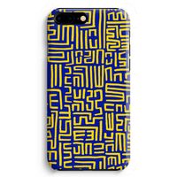 Majorelle Blue Print: Volledig Geprint iPhone 7 Plus Hoesje - thumbnail