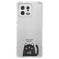 Xiaomi 13 Stevig Bumper Hoesje Cat Good Day - thumbnail