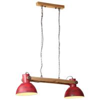 Hanglamp 25 W E27 85x28x109 cm verweerd rood