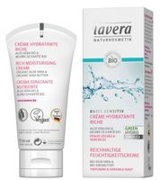 Lavera Basis Sensitiv rijke hydraterende creme bio FR-NL (50 ml)