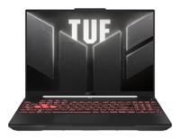 ASUS TUF Gaming A16 FA607PV-N3094W AMD Ryzen™ 9 7940HX Laptop 40,6 cm (16") WUXGA 16 GB DDR5-SDRAM 512 GB SSD NVIDIA GeForce RTX 4060 Wi-Fi 6 (802.11ax) Windows 11 Home Zwart, Grijs