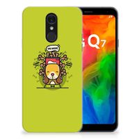 LG Q7 Telefoonhoesje met Naam Doggy Biscuit - thumbnail