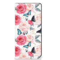 OPPO A78 | A58 5G Smart Cover Butterfly Roses - thumbnail