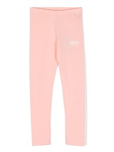 Kenzo Kids legging à logo imprimé - Rose