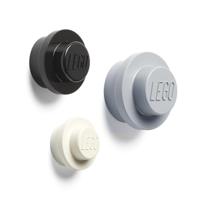 Lego Wandhaak Polypropyleen Wit/Zwart/Grijs 94.00mm x 79.00mm x 47.00mm
