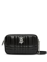 Burberry mini sac à bandoulière matelassé Lola - Noir