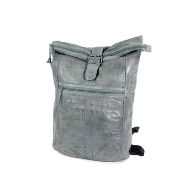 PAINT ROCK leren rugzak 13,3 inch (33 cm) grijs