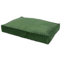 Madison Bed producten velours lounge kussen groen L