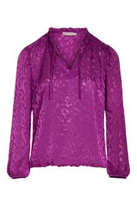 Dreamstar - Roze Blouse animal effen - Maat 48