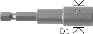 Bosch Accessories Bosch Power Tools 2608550090 Dopsleutel-machinebit 12 mm Aandrijving 1/4 (6.3 mm) 50 mm 1 stuk(s)