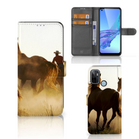 OPPO A53 | OPPO A53s Telefoonhoesje met Pasjes Design Cowboy - thumbnail