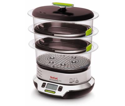 Tefal VS4003 stomerkoker 3 mand(en) Vrijstaand 1800 W Zwart, Groen, Metallic