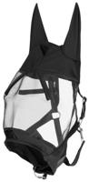 Kerbl Holster met geïntegreerd vliegenmasker pony (insectenmasker in zwart, 31 x 22 x 7,5 cm, vliegenkap van lycra-materiaal) 3228236