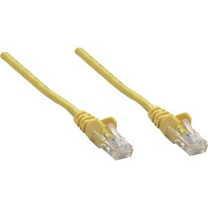 Intellinet 730808 RJ45 Netwerkkabel, patchkabel CAT 6 U/UTP 0.25 m Geel 1 stuk(s)