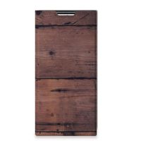 Samsung Galaxy S22 Ultra Book Wallet Case Old Wood