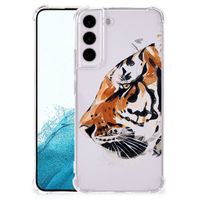 Back Cover Samsung Galaxy S22 Plus Watercolor Tiger