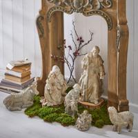 Kerststalfiguren set van 6 Pouponnière