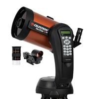Celestron 11068 NexStar 6SE Geautomatiseerde Schmidt-Cassegrain-telescoop met volledig automatische montering, SkyAlign-technologie en XLT-coating, Zwart/oranje