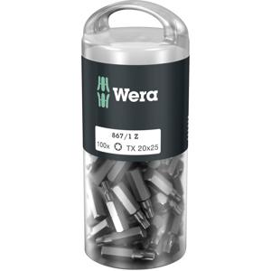 Wera 867/1 Z TORX® DIY 100 SiS 05072448001 Torx-bit T 20 Gereedschapsstaal Gelegeerd, Taai D 6.3 100 stuk(s)