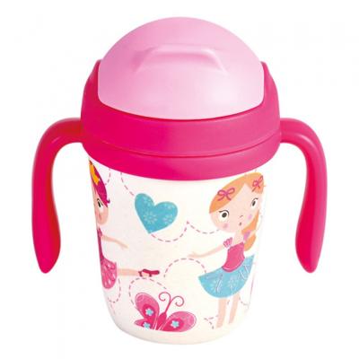 Bino drinkbeker Dancer meisjes 250 ml bamboe Bino drinkbeker Dancer meisjes 250 ml bamboe