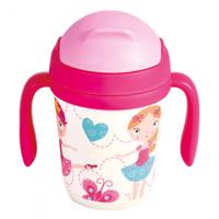 Bino drinkbeker Dancer meisjes 250 ml bamboe