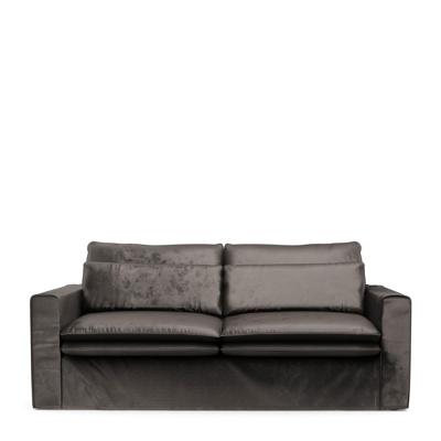 Rivièra Maison 2,5-zits Bank 'Continental' Velvet, kleur Grimaldi Grey