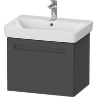 Wastafelkast Duravit No.1 Met 1 Lade 59x42.6x47.8 cm Met Geïntegreerde Greep Mat Grafiet Duravit - thumbnail