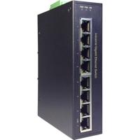 DIGITUS Netwerkswitch 8-poorts - DIN-rail of wandmontage - Gigabit Ethernet RJ45-bussen - DIN-rail - 1 Gb/s