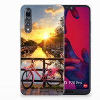 Huawei P20 Pro Siliconen Back Cover Amsterdamse Grachten - thumbnail