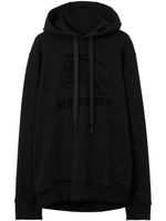 Burberry hoodie Equestrian Knight en jacquard - Noir - thumbnail