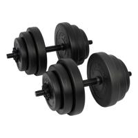 Tunturi Vinyl Dumbbellset l 28kg - thumbnail