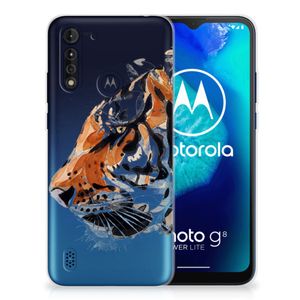 Hoesje maken Motorola Moto G8 Power Lite Watercolor Tiger