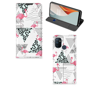 OnePlus Nord N100 Hoesje maken Flamingo Triangle