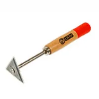 Verfschraper driehoek 6 cm. extra hard kunststof kap
