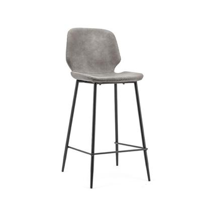 Barstoel Seashell (hoog) - Grijs